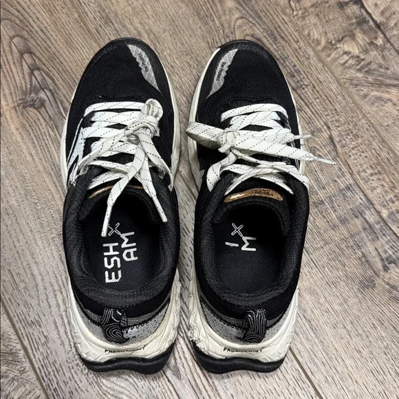 New Balance Black & White Athletic Sneakers - Picture 5 of 5